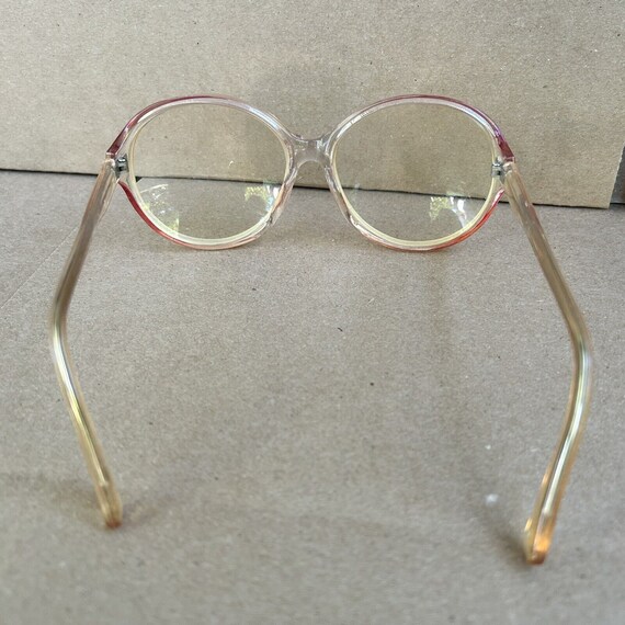 Vintage 70s 80s Womens Eyeglasses Drop Arm Hipste… - image 3
