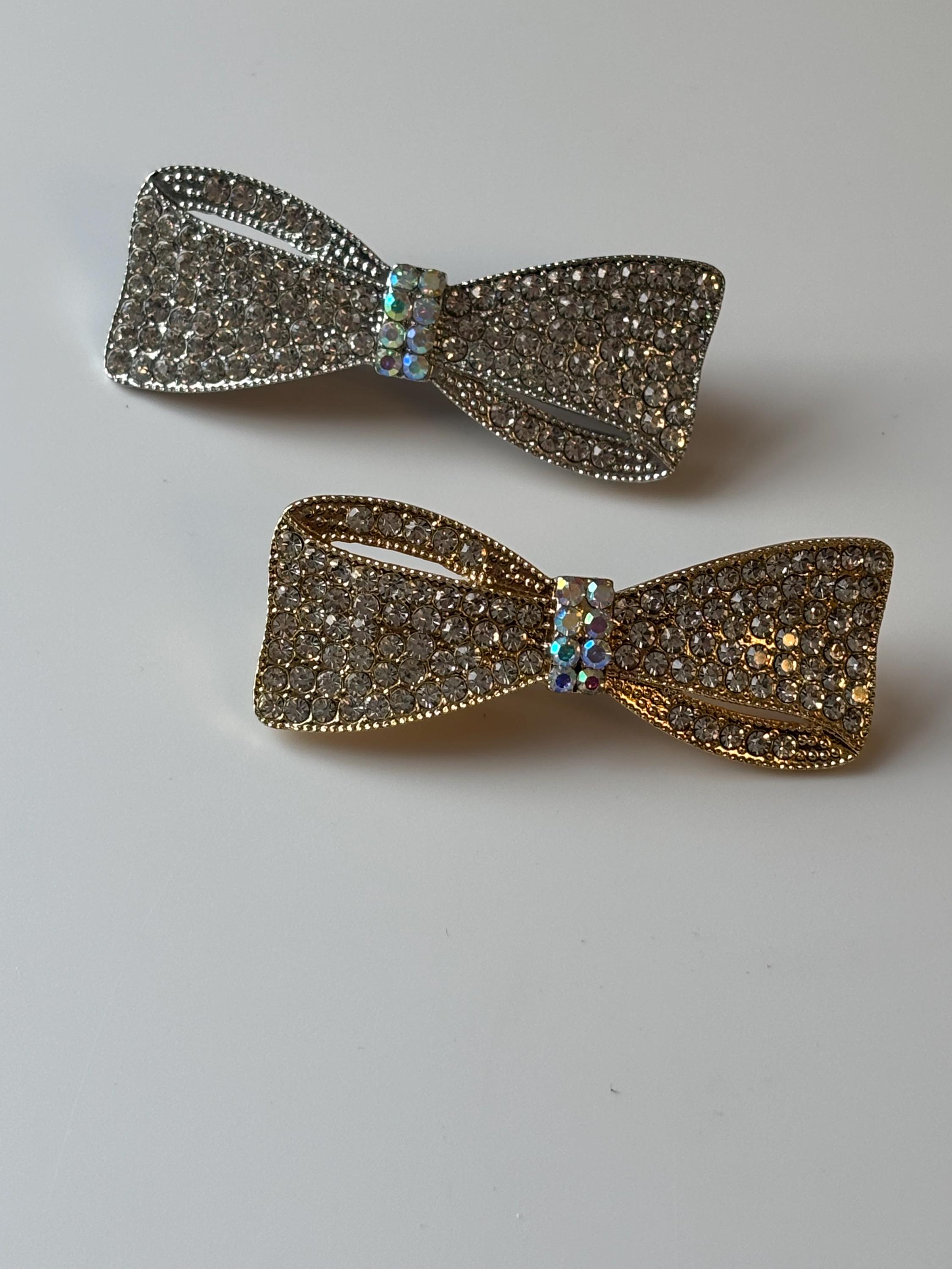 Small Handmade Hair Clip Silver Grey Glitter Automatic Barrette for Women French Amie Small Metallic Grey Celluloid Hair Clip Barrette  main image 4
