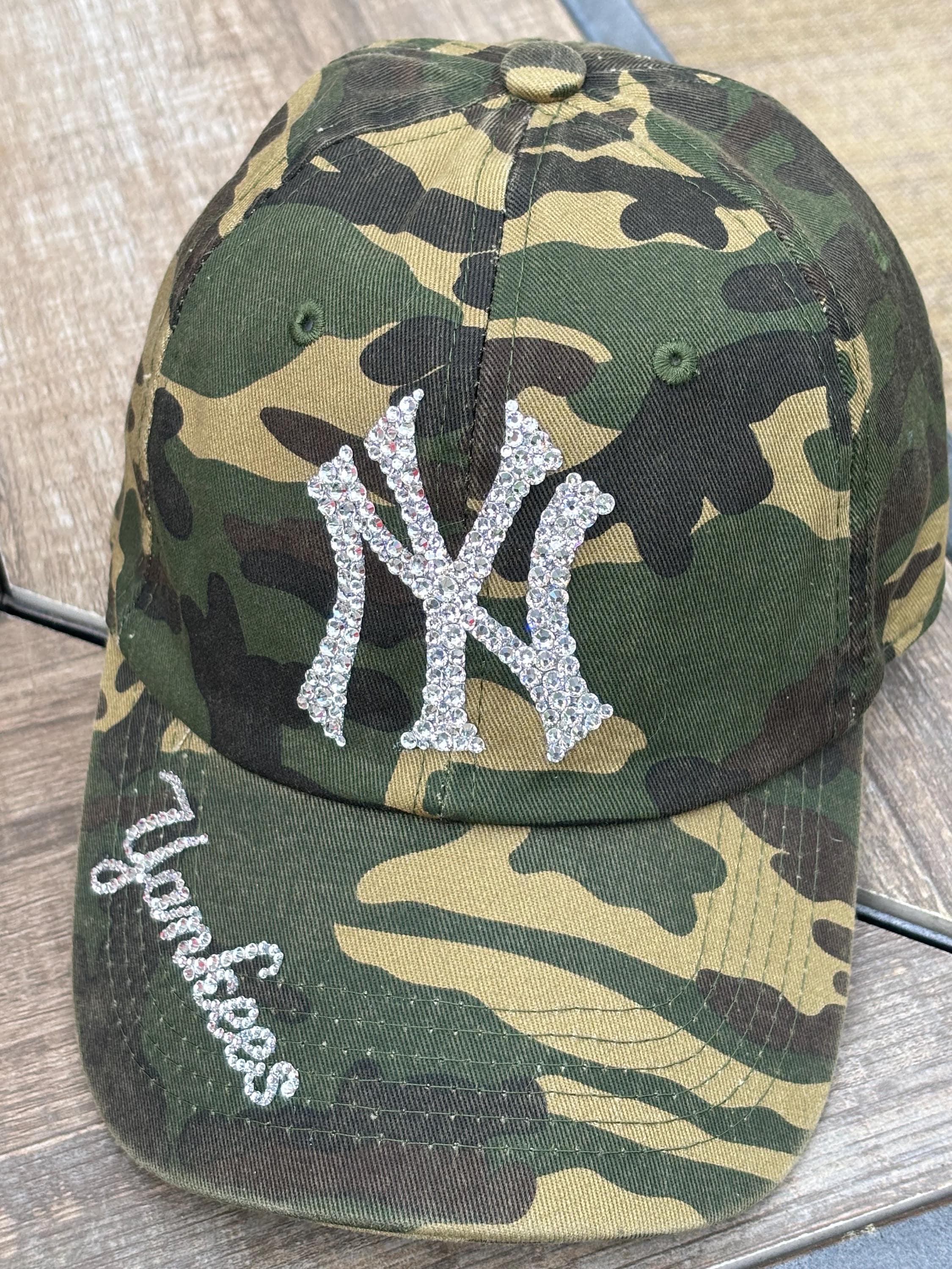 Rhinestone Camo Hat - Etsy