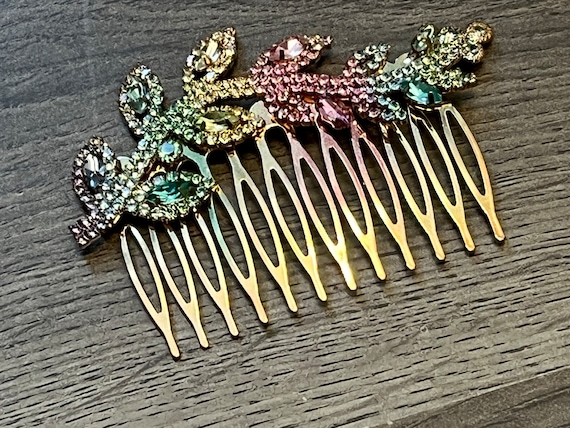 Cadeau mode: un peigne à cheveux en strass de cristal – Cadeau pour Noël