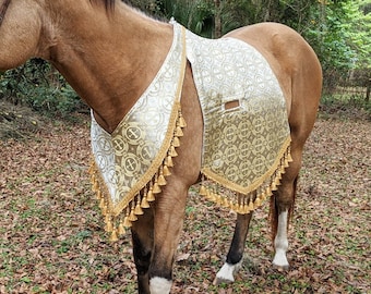 Crusader Medieval Horse Costume - Equine Jousting Costume - Caparison for Riding Horse