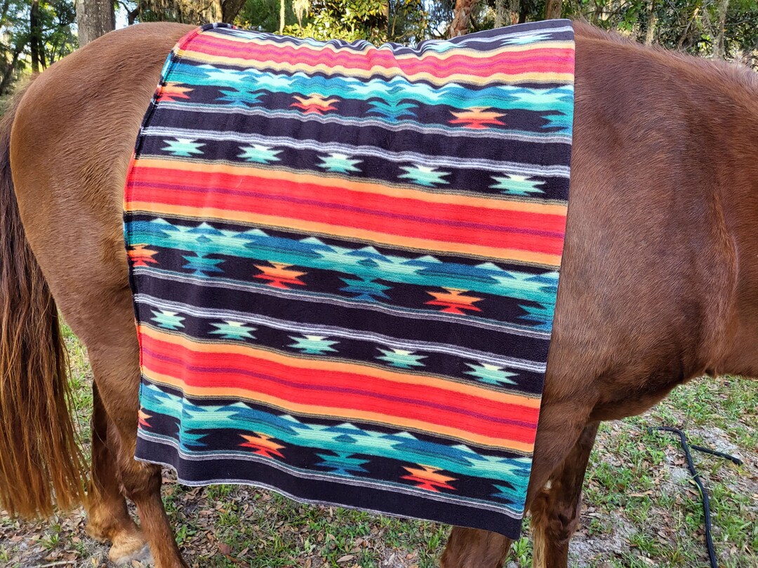 Mexican Style Equine Blanket Horse Saddle Blanket Horse Costume, Equine