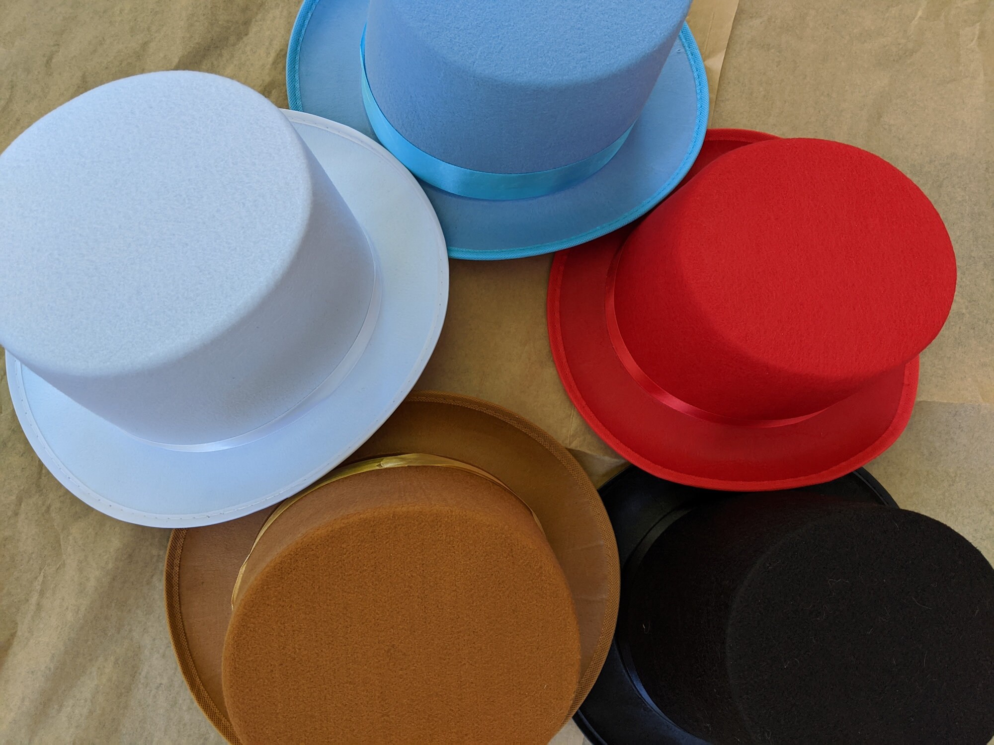 Top Hat for Horses in White Black Sky 