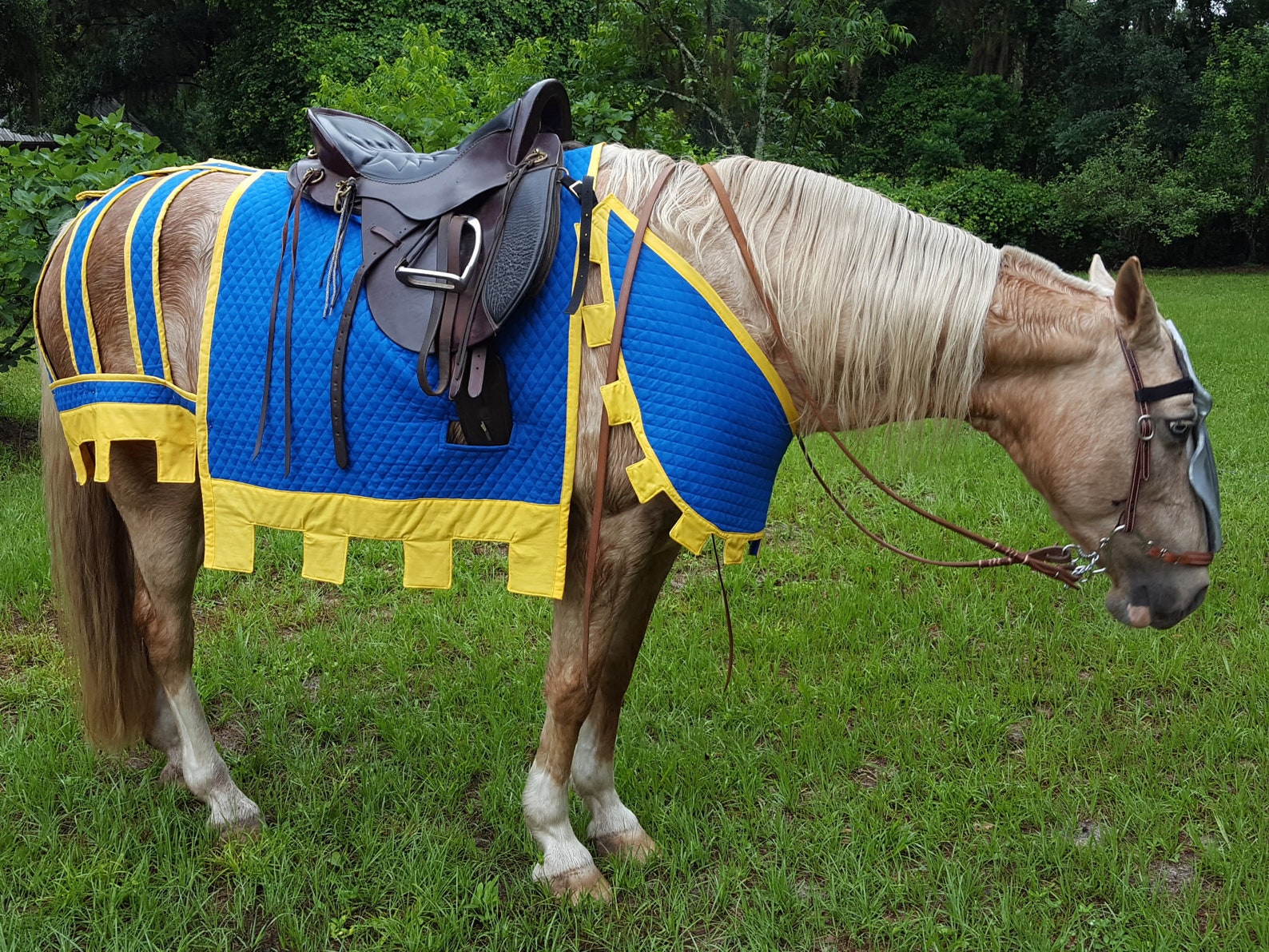 Perseus Warhorse Equine Costume Barding Jousting Medieval Etsy Canada