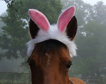 Easter Bunny Ears for Equines - Equine Rabbit Ears for Horses - Easter Costume for Horses