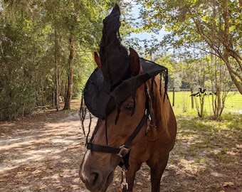 The Messy Witch Hat for Horse or Pony - Equine Tack Hat for Halloween