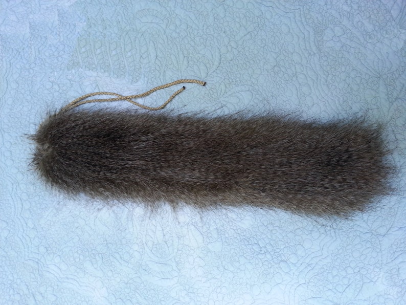 Equine Costume Fake Brown Wolf Tail Viking Horse Costume Faux Fox Pelt American Indian Style Horse Costume