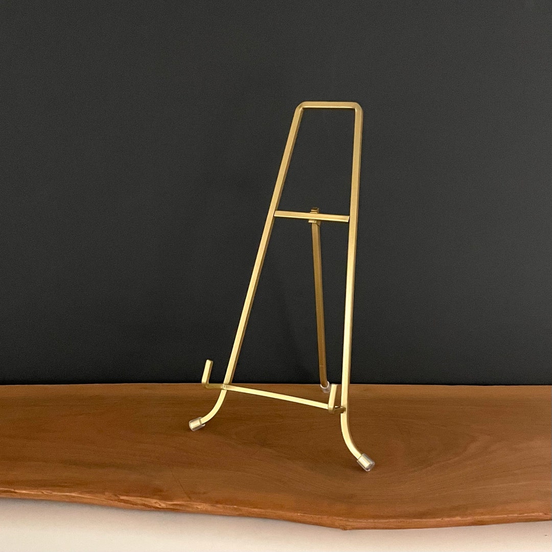 13 Tall GOLD METAL EASEL Wedding / Christmas Decor Iron Etsy