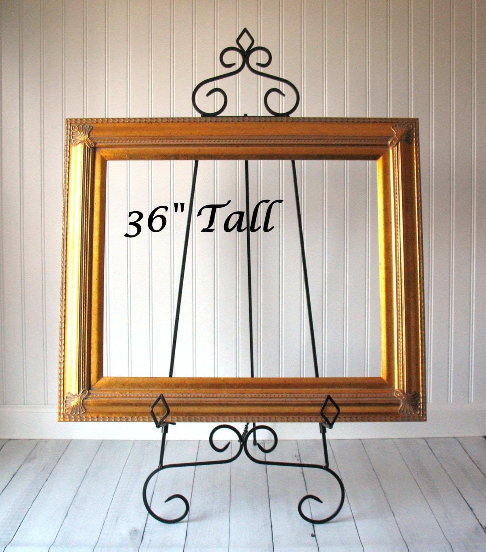 Gold Table Easel . 22 Wood Wedding Easel Stand Rose Gold Champagne
