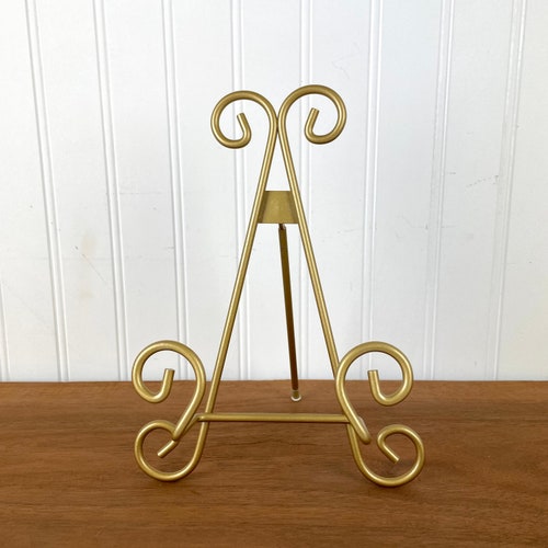 Wedding Easel Stand Gold Picture Display Lightweight Metal for Etsy