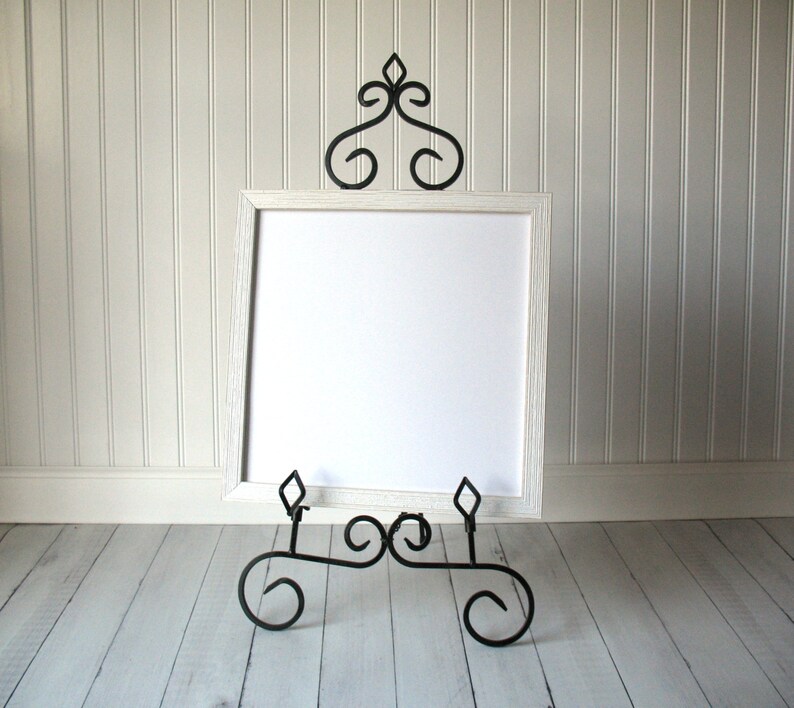 25 Tall EASEL TABLETOP Large Black Metal Home Etsy