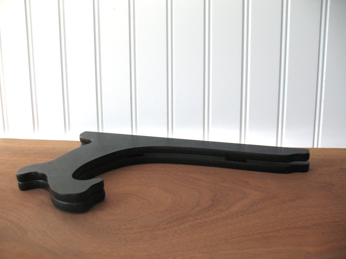 11.5 LARGE BLACK WOOD Table Top Easel Display Wedding Etsy