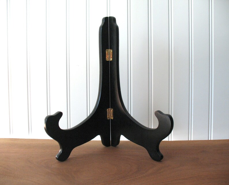 11.5 LARGE BLACK WOOD Table Top Easel Display Wedding Etsy