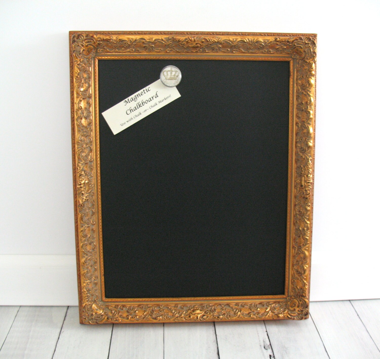 CHALKBOARD GOLD Frame Guilded Wood Ornate Weddings Etsy