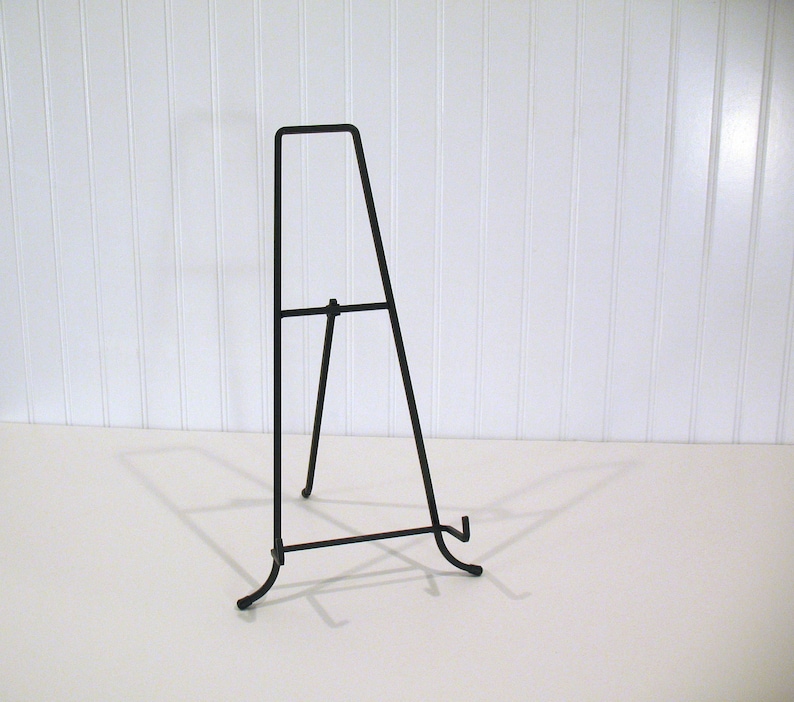 16 Tall TABLE EASEL Large Black Metal Tabletop Home Etsy