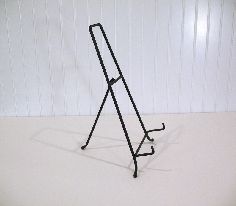 16 Tall TABLE EASEL Large Black Metal Tabletop Home Etsy