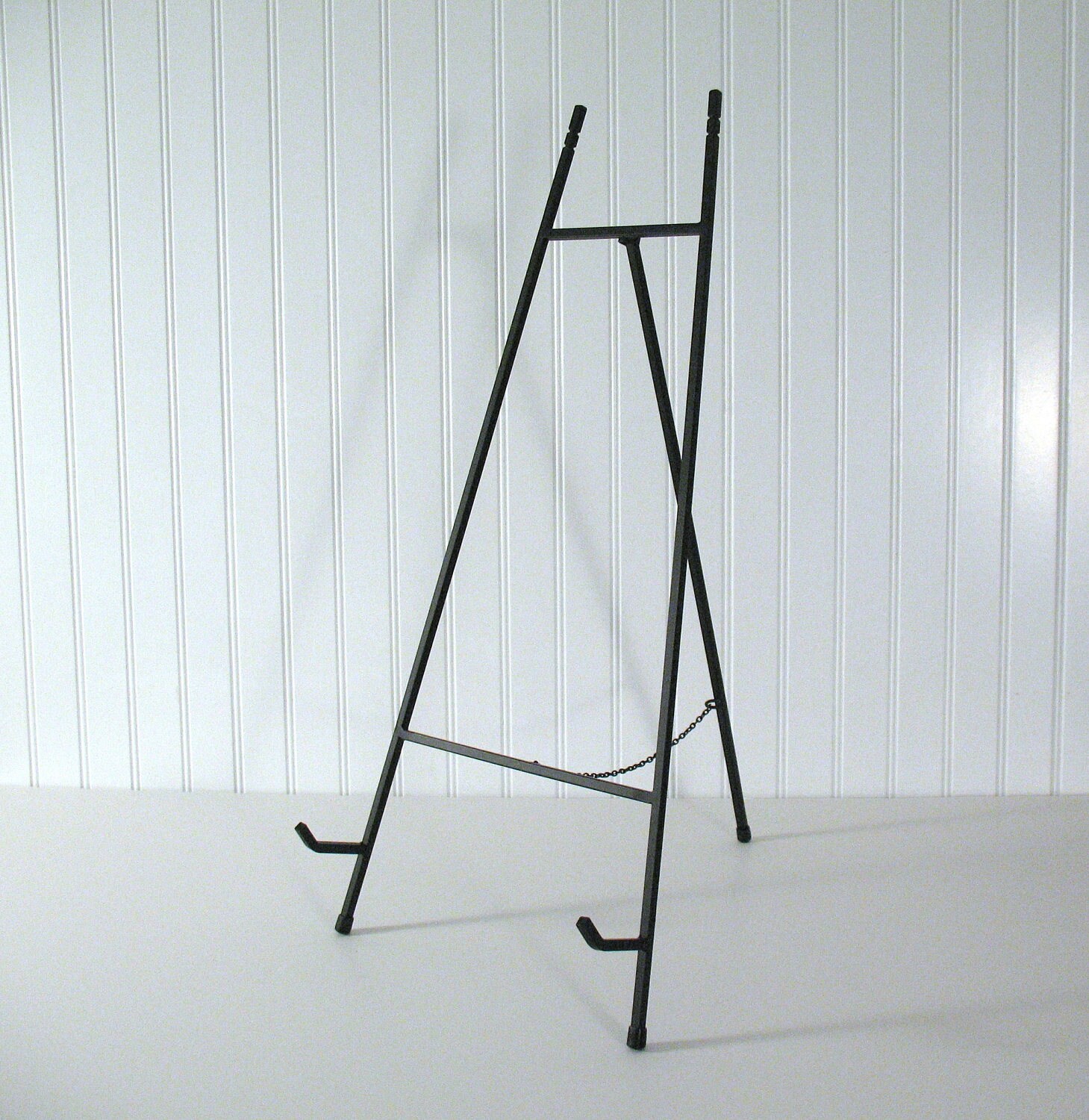 Black Easel for Wedding Sign Painted Matte Black Floor Easel Stand