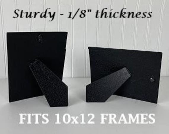 10 X 12 PREMIUM EASEL BACK Quality Replacement Stand Backing Board Photo  Picture Frame Vintage Metal Table Top Display Tabletop Faux Leather 