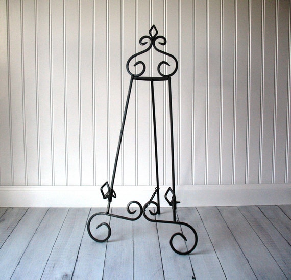 25 Tall Easel Tabletop Large Black Metal Home Wedding Office Display Framed Pictures Photos Signage Chalkboards Decorative Table Stand