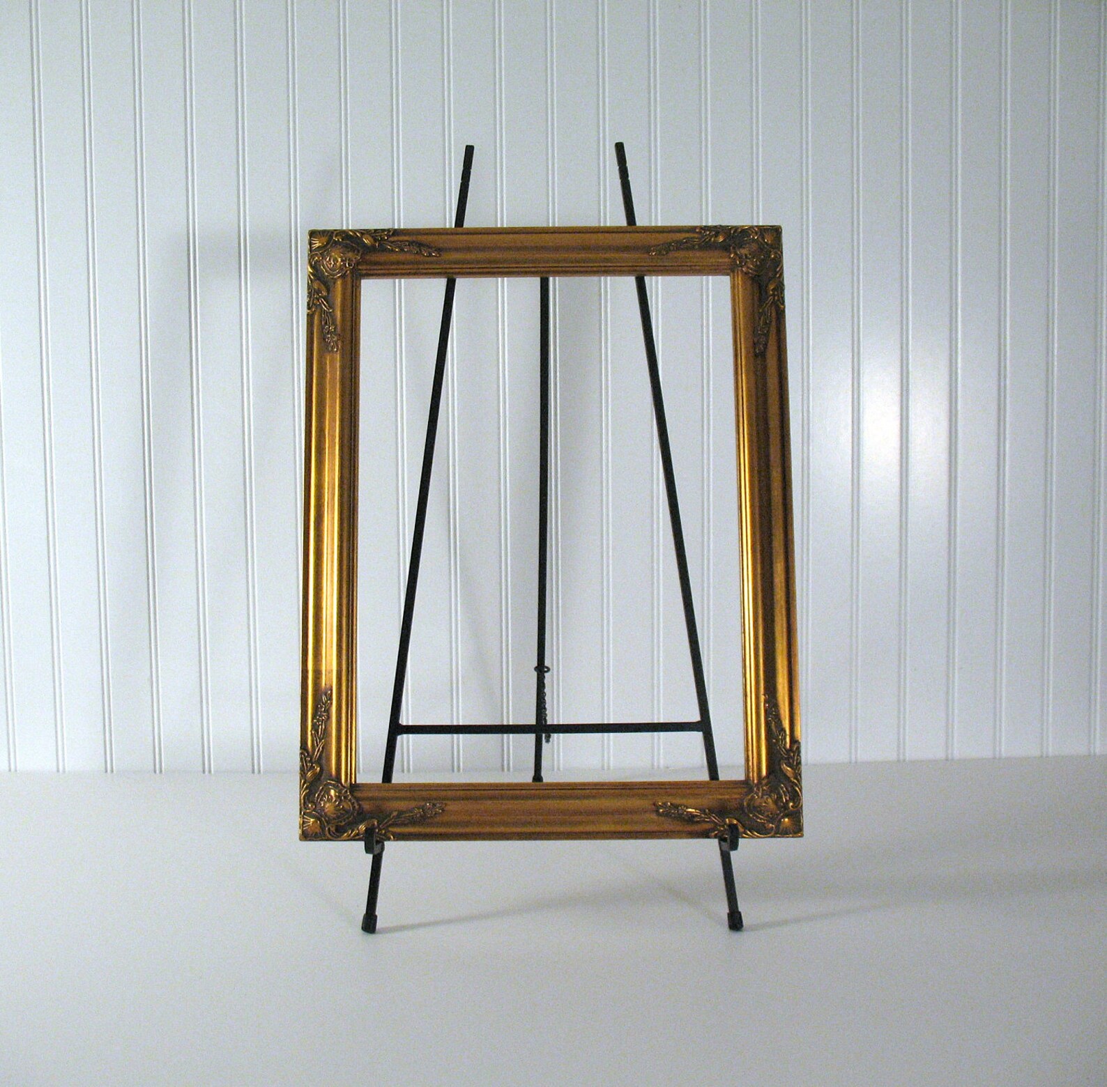 25 Tall TABLE EASEL Large Black Metal Tabletop Home Etsy