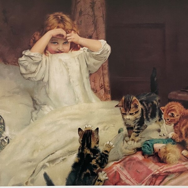 Victorian Kittens Etsy