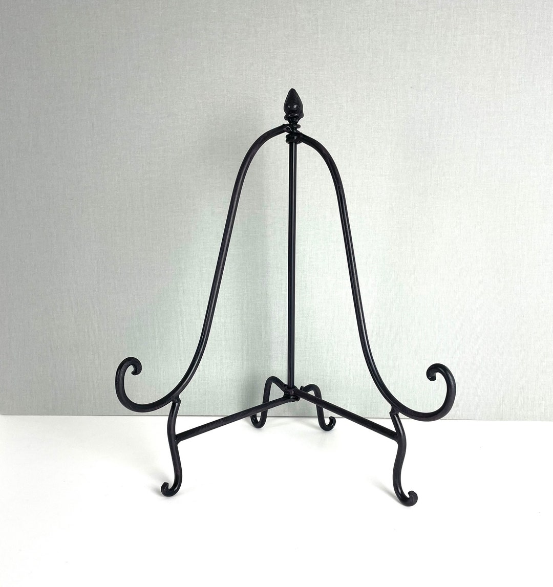 16 HEAVY DUTY EASEL Wrought Iron Metal Large Table Top Stand Black Home Wedding Display Picture