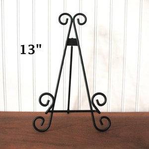 Large 65 Black Metal Easel Stand, Wedding Sign Tripod Stand, Collapsible  Sign Holder, Number Display Floor Stand, Photo Frame Display Stand 