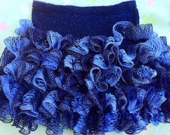 Glam Girl Short Ruffle Skirt Knitting Pattern