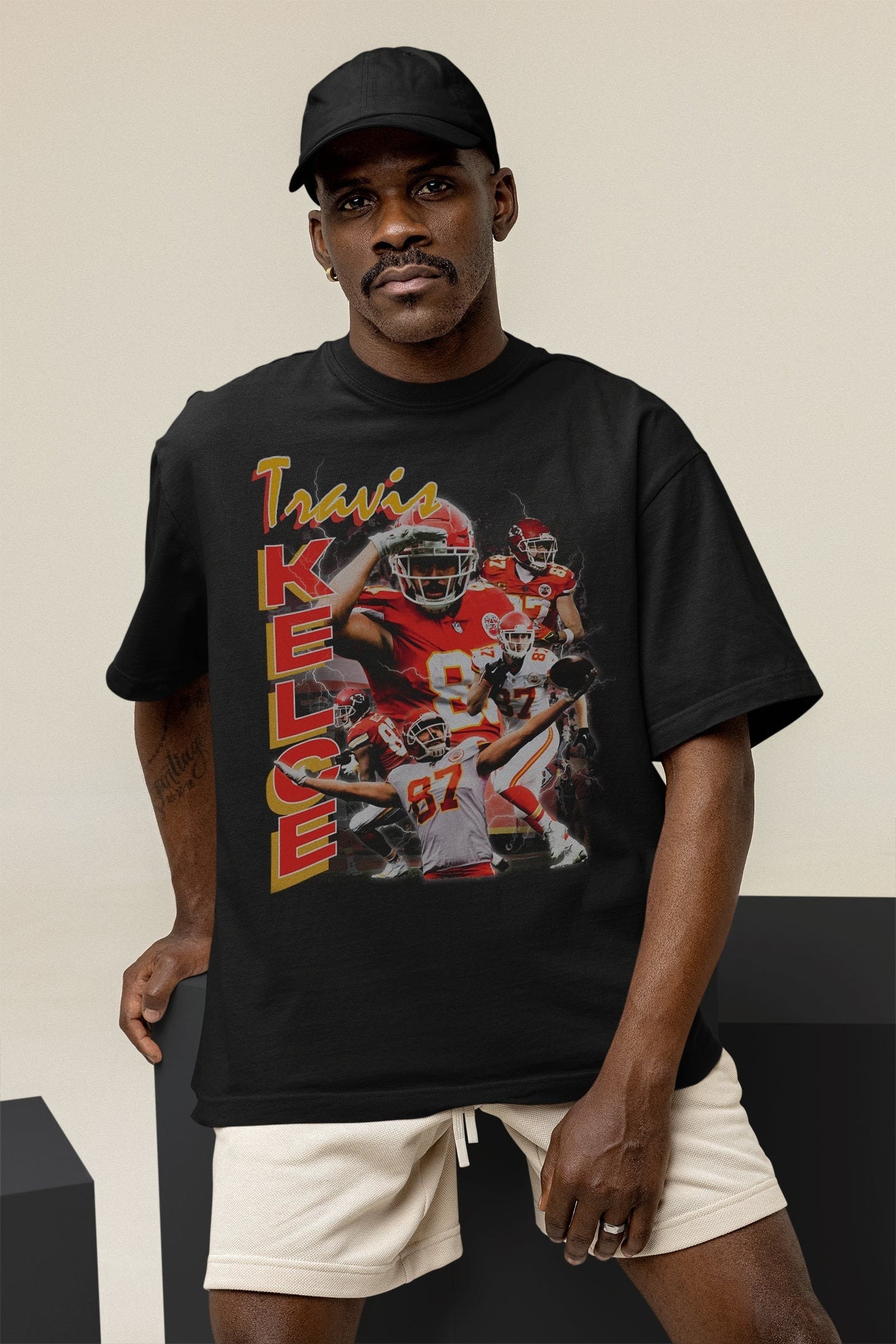 Travis Hunter American Football Vintage 90s T-Shirt