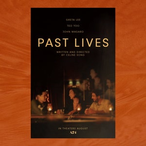 Past Lives - A24, Celine Song, Greta Lee - Alternative Movie Poster *DIGITAL DOWNLOAD*