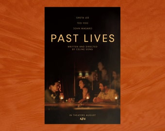 Past Lives - A24, Celine Song, Greta Lee - Alternative Movie Poster *DIGITAL DOWNLOAD*
