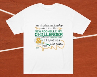Challengers - Luca Guadagnino - &#39;I Survived Championship Tiebreak&#39; - uniseks T-shirt met korte mouwen