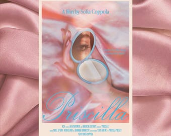 Priscilla (2023) - Sofia Coppola - A24 - Cartaz de filme alternativo *IMPRESSÃO FÍSICA*