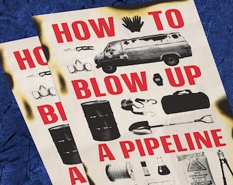 How To Blow Up A Pipeline (2023) - NEON - Collection Style Movie Poster *DIGITAL DOWNLOAD*