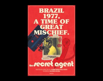 The Secret Agent Movie Poster Print | Brazil 1977 Film Art (Digital Download)