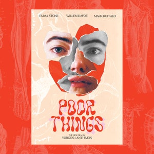 Poor Things - Emma Stone, Yorgos Lanthimos - Alternative Movie Poster *DIGITAL DOWNLOAD*