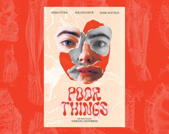 Poor Things - Emma Stone, Yorgos Lanthimos - Pôster de filme alternativo *DOWNLOAD DIGITAL*