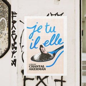 Je Tu Il Elle - Chantal Akerman Typographic Film Poster *DIGITAL