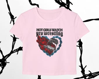 Hot Girls Watch Pro Wrestling Baby Tee