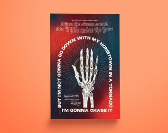 Eu Sei o Fim - Pôster Tipográfico de Phoebe Bridgers *DOWNLOAD DIGITAL*