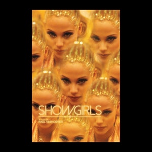 SHOWGIRLS - Paul Verhoeven, Nomi Malone typografische filmposter *DIGITAL DOWNLOAD*