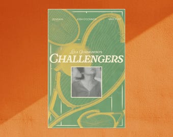 Challengers (2024) - Zendaya, Luca Guadagnino, Mike Faist, Josh O'Connor - Conceito de pôster *DOWNLOAD DIGITAL*
