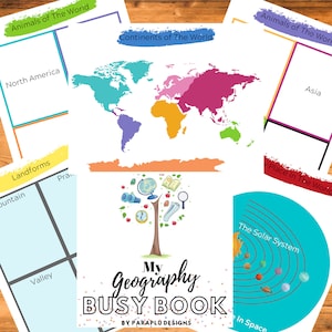 Early Geography Busy Book