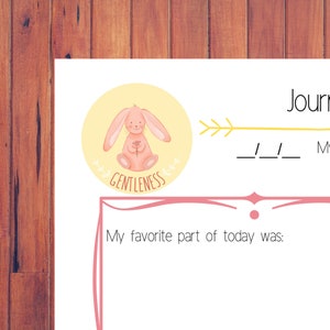 Set of 9 Printable Journal Sheets for Kids- With Prompts! - Instant ...