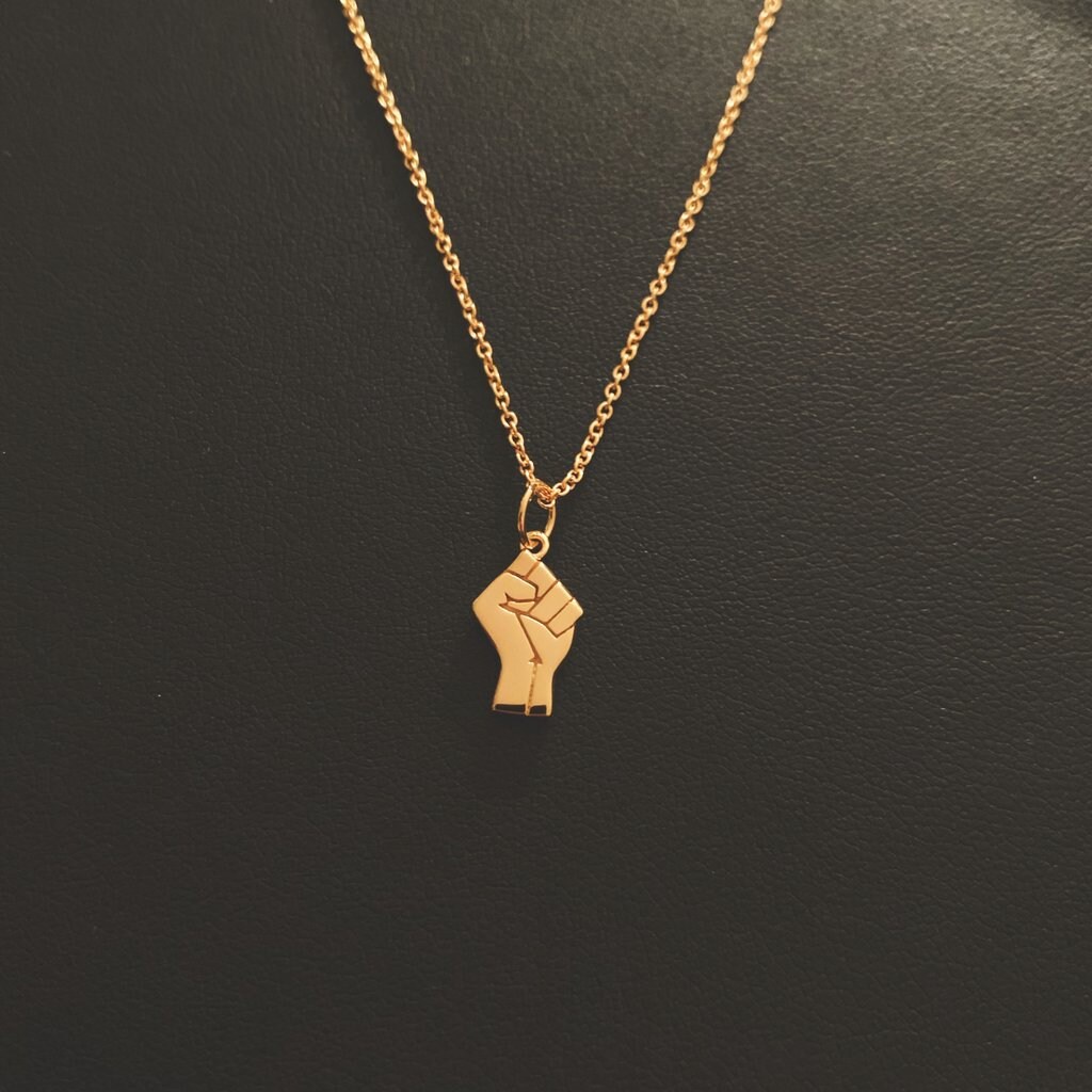 The Raised Fist Necklace | Etsy Australia