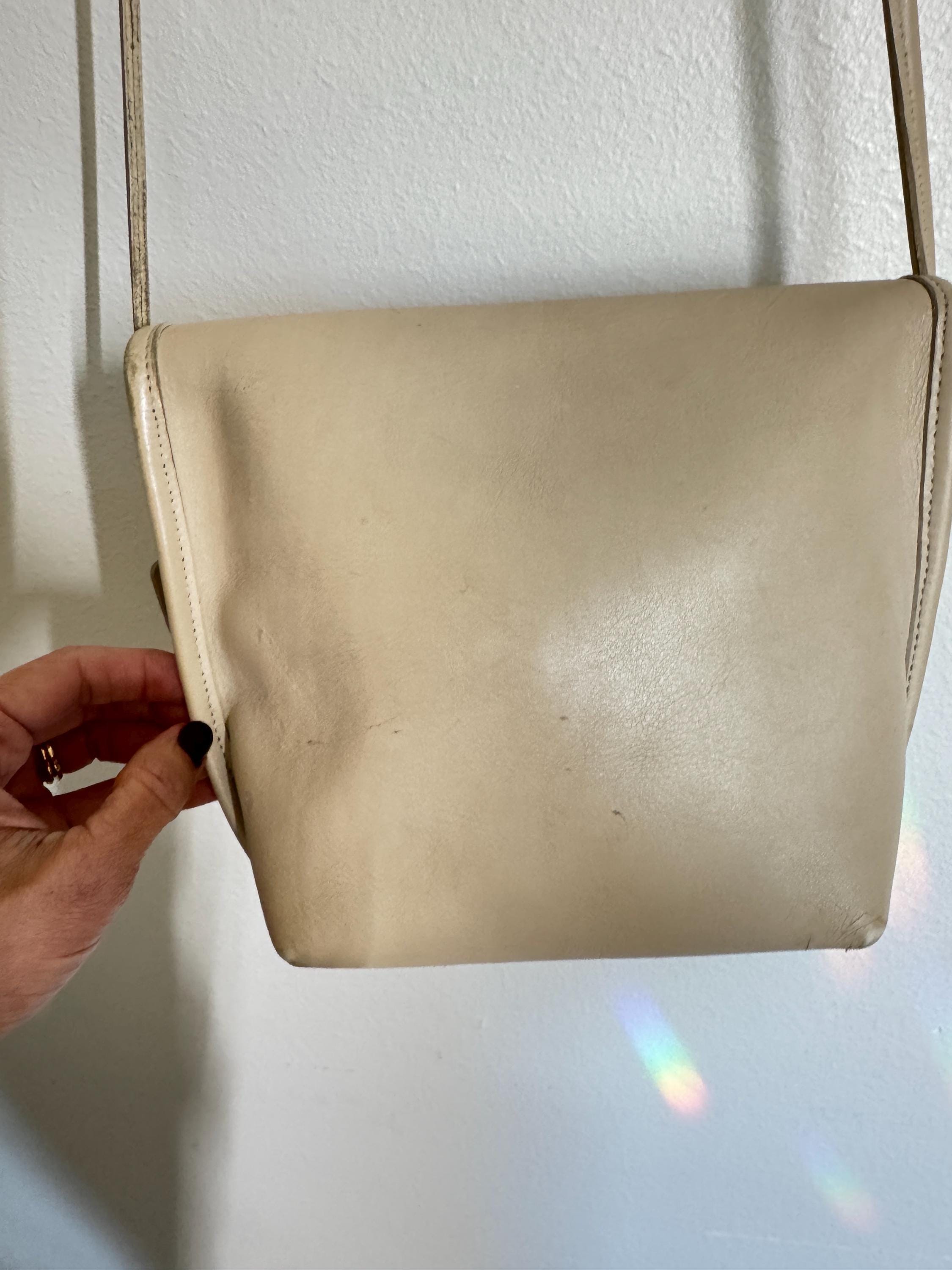 VINTAGE COACH Quincy 9919 Crossbody Bag Cream - Etsy
