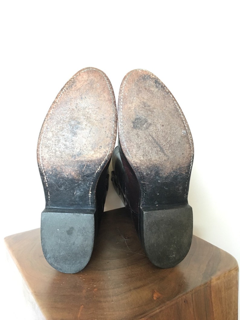 Black Cherry Lucchese Roper Boots