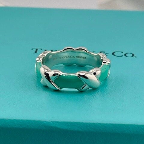 tiffany enamel ring