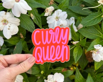 Curly Queen, Sticker