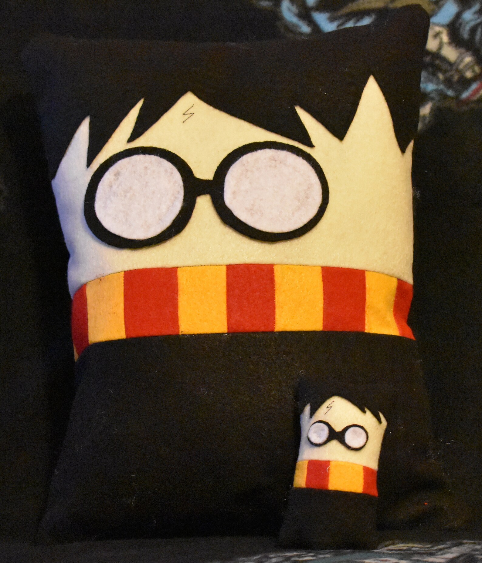 Harry Potter inspired pillow Etsy